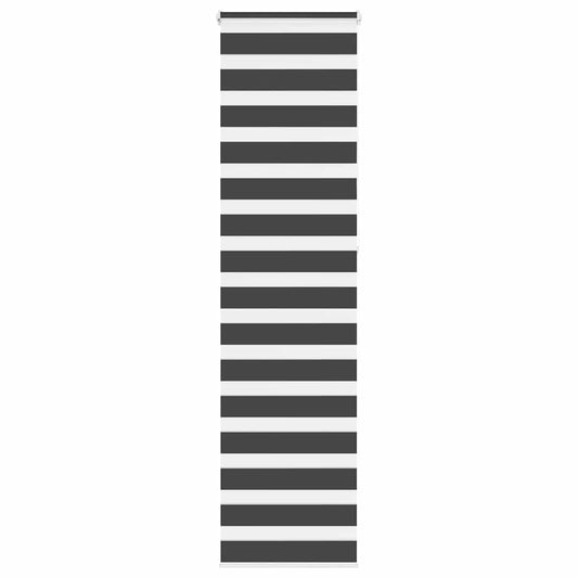 vidaXL Ζέβρα τυφλή Μαύρο Πλάτος υφάσματος 55,9 εκ. Πολυεστέρας