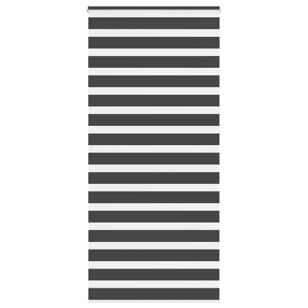 vidaXL Ζέβρα τυφλή Μαύρο Πλάτος υφάσματος 90,9 εκ. Πολυεστέρας