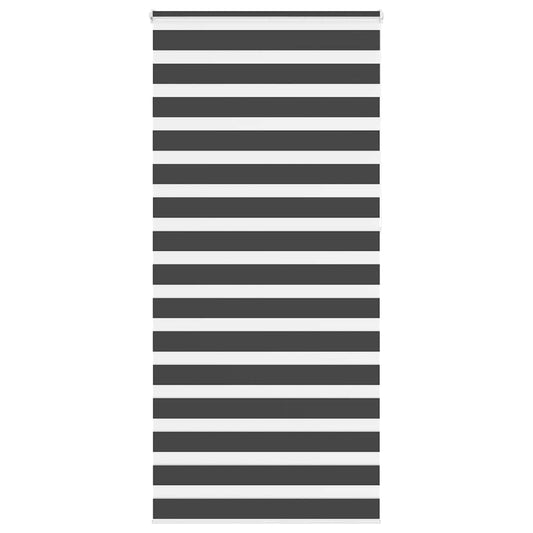 vidaXL Ζέβρα τυφλή Μαύρο Πλάτος υφάσματος 100,9 εκ. Πολυεστέρας