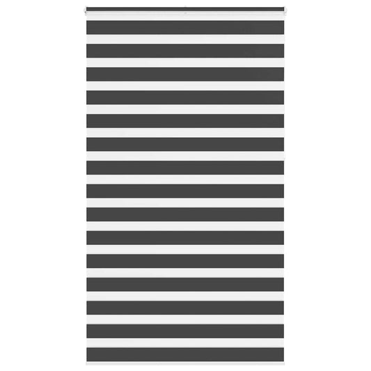 vidaXL Ζέβρα τυφλή Μαύρο Πλάτος υφάσματος 120,9 εκ. Πολυεστέρας