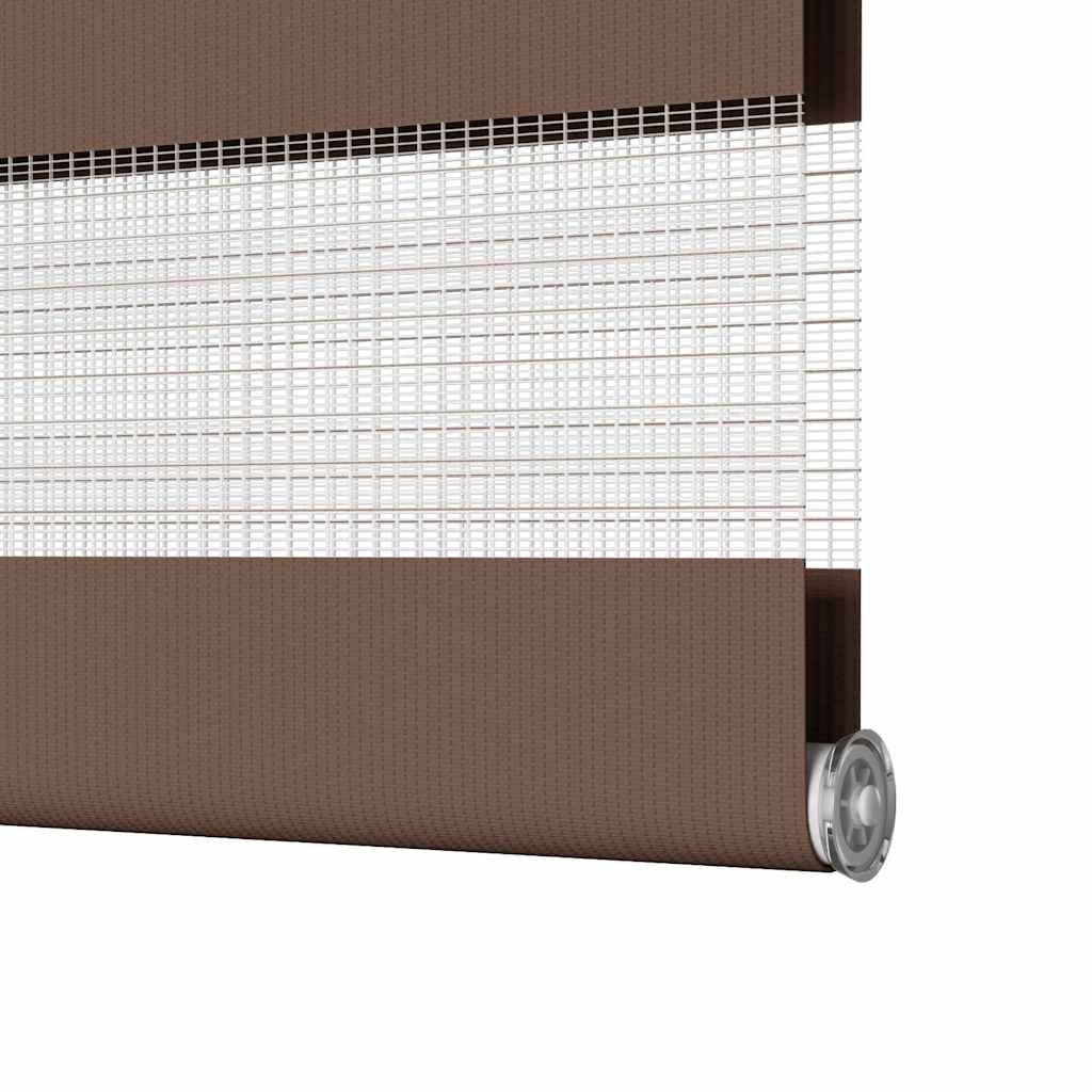 vidaXL Στόρι Ζέβρας Καφέ 70x200 εκ. Πλάτος Υφάσματος 65,9 εκ. Πολυεστέρας