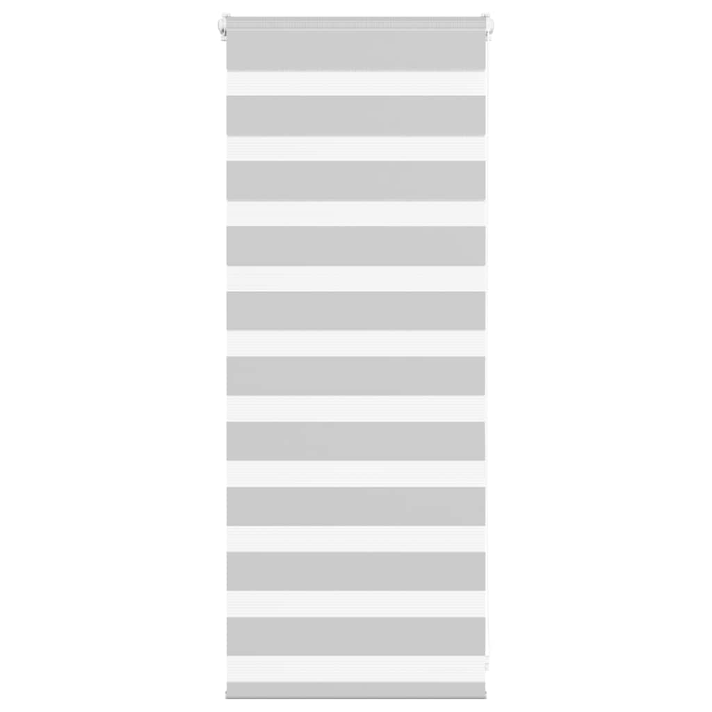 vidaXL Ζέβρα τυφλή Ανοιχτό Γκρι Πλάτος υφάσματος 50,9 εκ. Πολυεστέρας