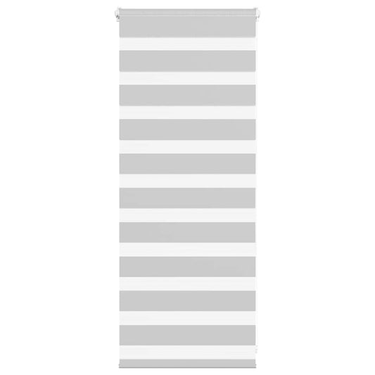 vidaXL Ζέβρα τυφλή Ανοιχτό Γκρι Πλάτος υφάσματος 55,9 εκ. Πολυεστέρας