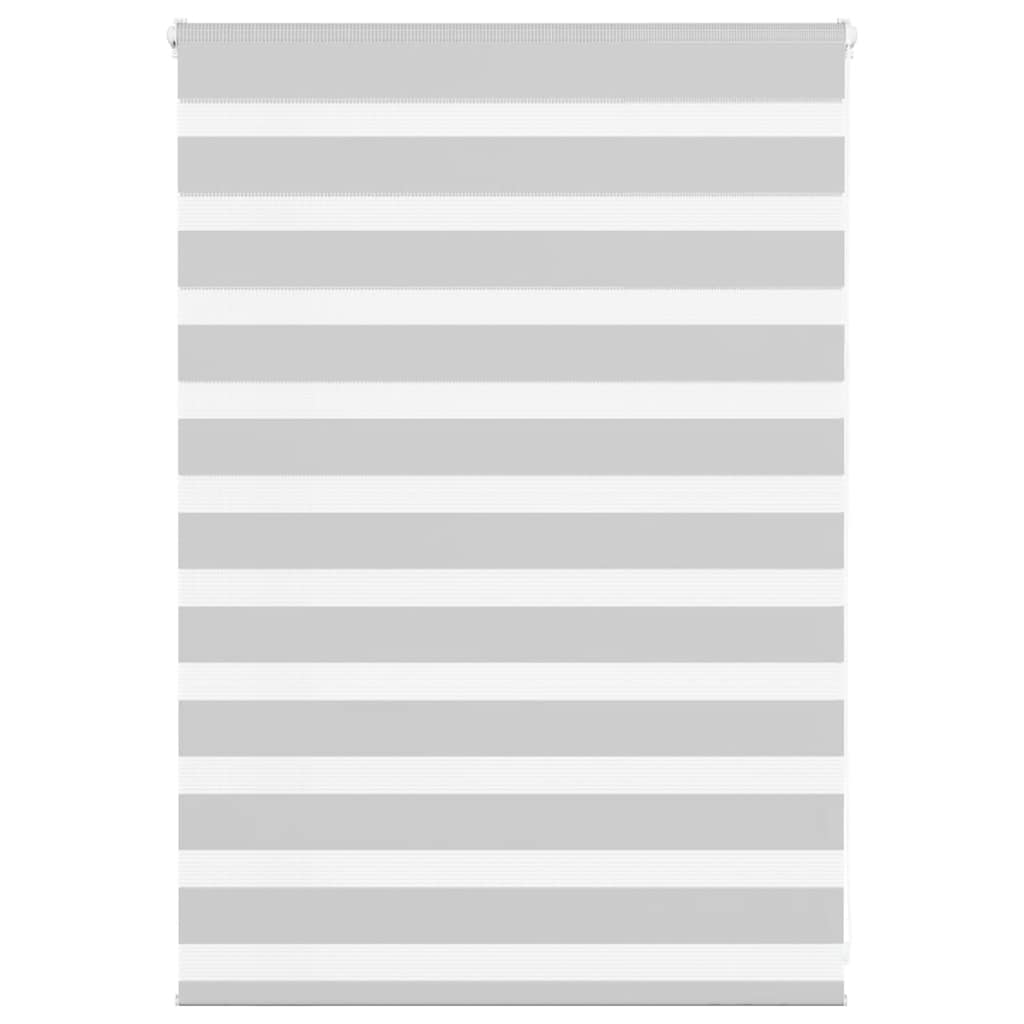 vidaXL Ζέβρα τυφλή Ανοιχτό Γκρι Πλάτος υφάσματος 90,9 εκ. Πολυεστέρας