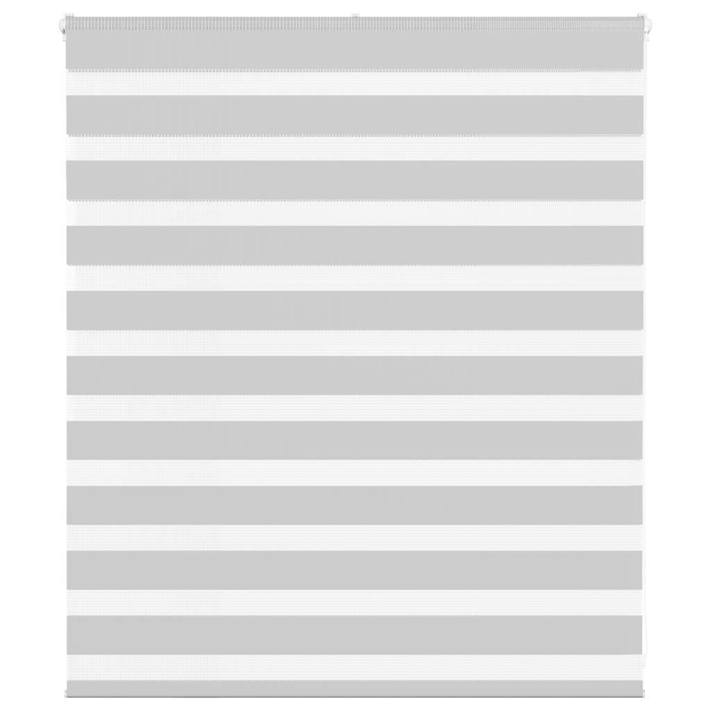 vidaXL Ζέβρα τυφλή Ανοιχτό Γκρι Πλάτος υφάσματος 115,9 εκ. Πολυεστέρας