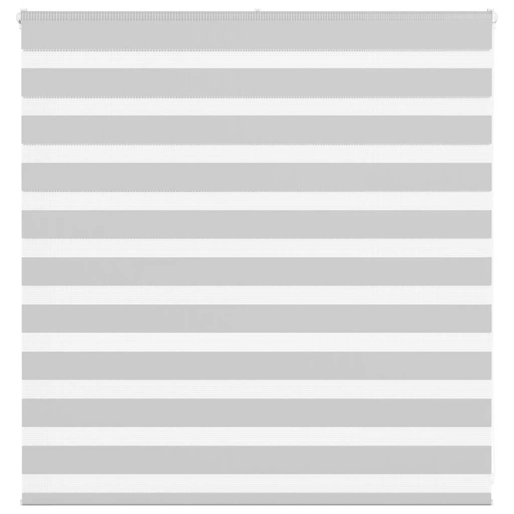 vidaXL Ζέβρα τυφλή Ανοιχτό Γκρι Πλάτος υφάσματος 140,9 εκ. Πολυεστέρας