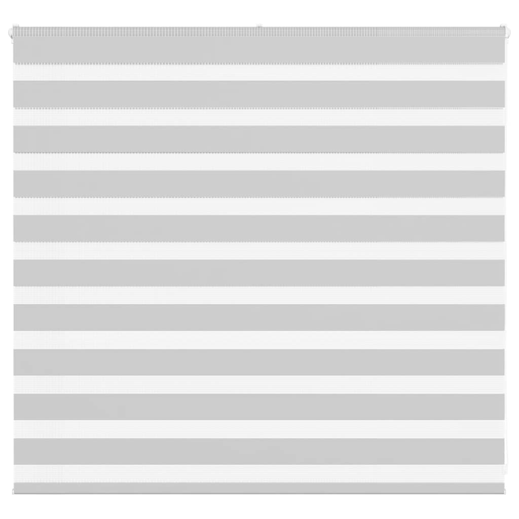 vidaXL Ζέβρα τυφλή Ανοιχτό Γκρι Πλάτος υφάσματος 150,9 εκ. Πολυεστέρας