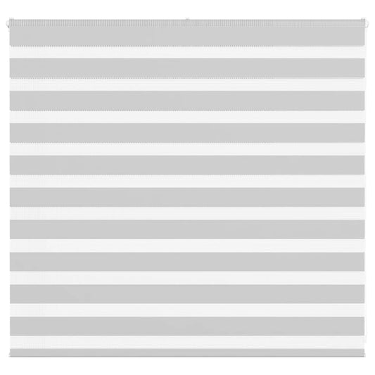 vidaXL Ζέβρα τυφλή Ανοιχτό Γκρι Πλάτος υφάσματος 150,9 εκ. Πολυεστέρας