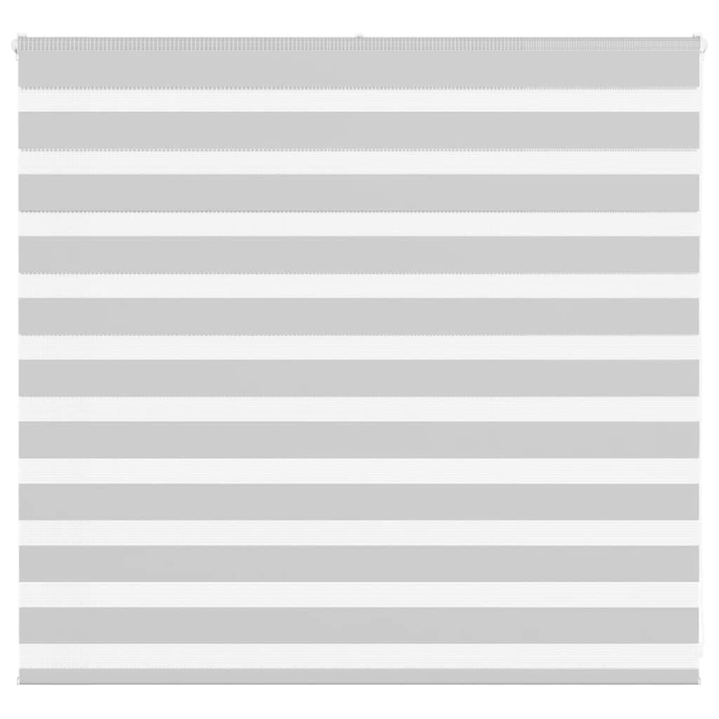 vidaXL Ζέβρα τυφλή Ανοιχτό Γκρι Πλάτος υφάσματος 160,9 εκ. Πολυεστέρας