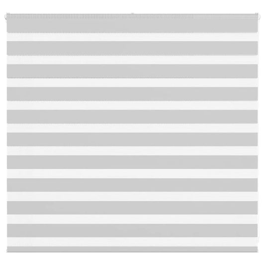 vidaXL Ζέβρα τυφλή Ανοιχτό Γκρι Πλάτος υφάσματος 160,9 εκ. Πολυεστέρας