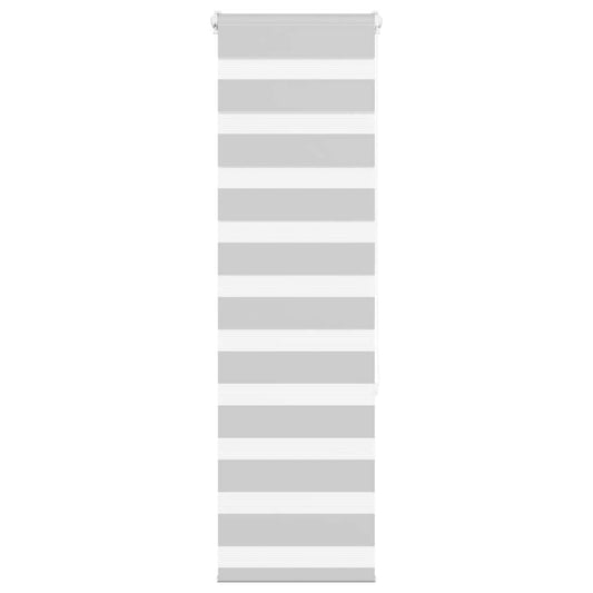 vidaXL Ζέβρα τυφλή Ανοιχτό Γκρι Πλάτος υφάσματος 40,9 εκ. Πολυεστέρας