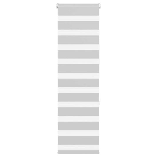 vidaXL Ζέβρα τυφλή Ανοιχτό Γκρι Πλάτος υφάσματος 45,9 εκ. Πολυεστέρας