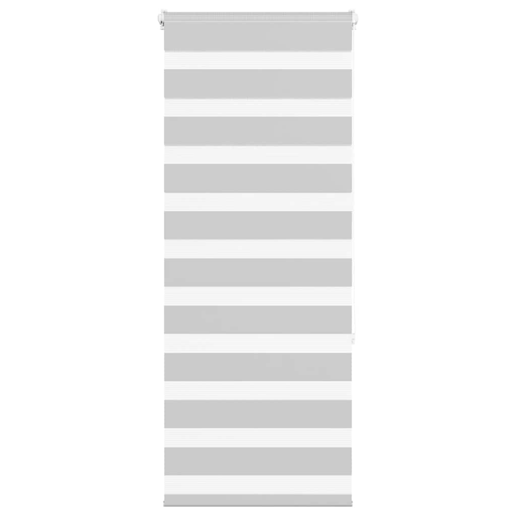 vidaXL Ζέβρα τυφλή Ανοιχτό Γκρι Πλάτος υφάσματος 50,9 εκ. Πολυεστέρας