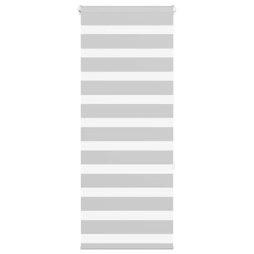 vidaXL Ζέβρα τυφλή Ανοιχτό Γκρι Πλάτος υφάσματος 60,9 εκ. Πολυεστέρας