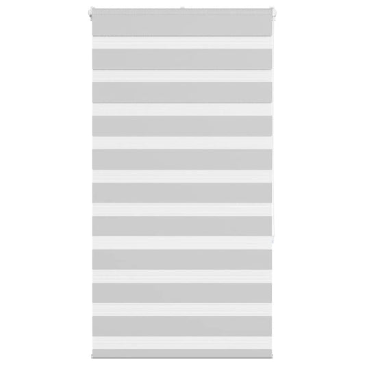 vidaXL Ζέβρα τυφλή Ανοιχτό Γκρι Πλάτος υφάσματος 65,9 εκ. Πολυεστέρας