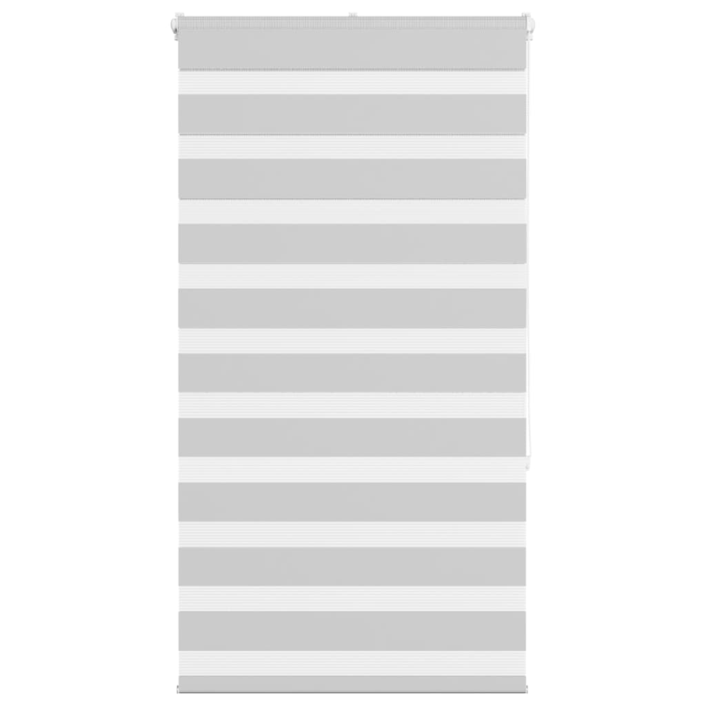 vidaXL Ζέβρα τυφλή Ανοιχτό Γκρι Πλάτος υφάσματος 80,9 εκ. Πολυεστέρας