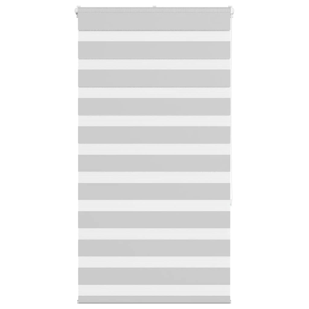 vidaXL Ζέβρα τυφλή Ανοιχτό Γκρι Πλάτος υφάσματος 85,9 εκ. Πολυεστέρας