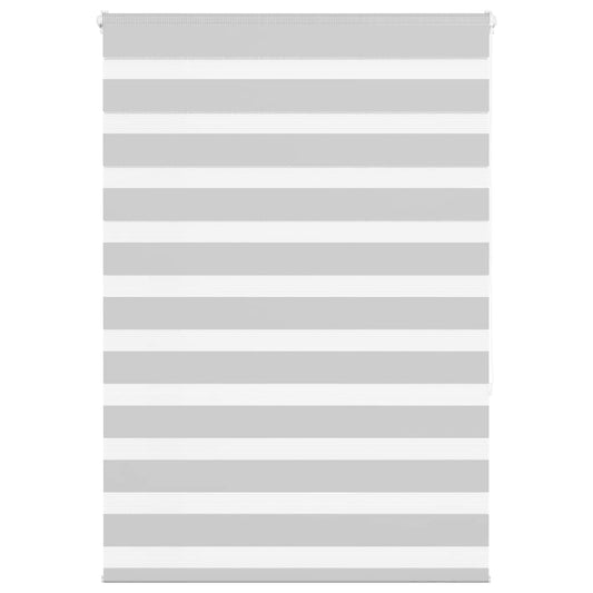 vidaXL Ζέβρα τυφλή Ανοιχτό Γκρι Πλάτος υφάσματος 95,9 εκ. Πολυεστέρας