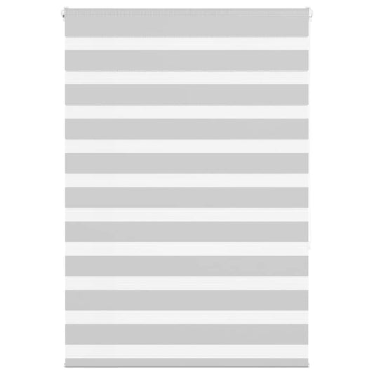 vidaXL Ζέβρα τυφλή Ανοιχτό Γκρι Πλάτος υφάσματος 100,9 εκ. Πολυεστέρας