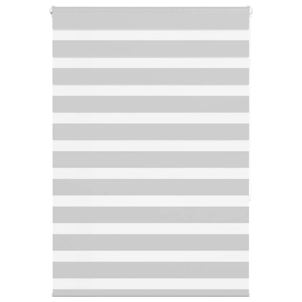 vidaXL Ζέβρα τυφλή Ανοιχτό Γκρι Πλάτος υφάσματος 105,9 εκ. Πολυεστέρας