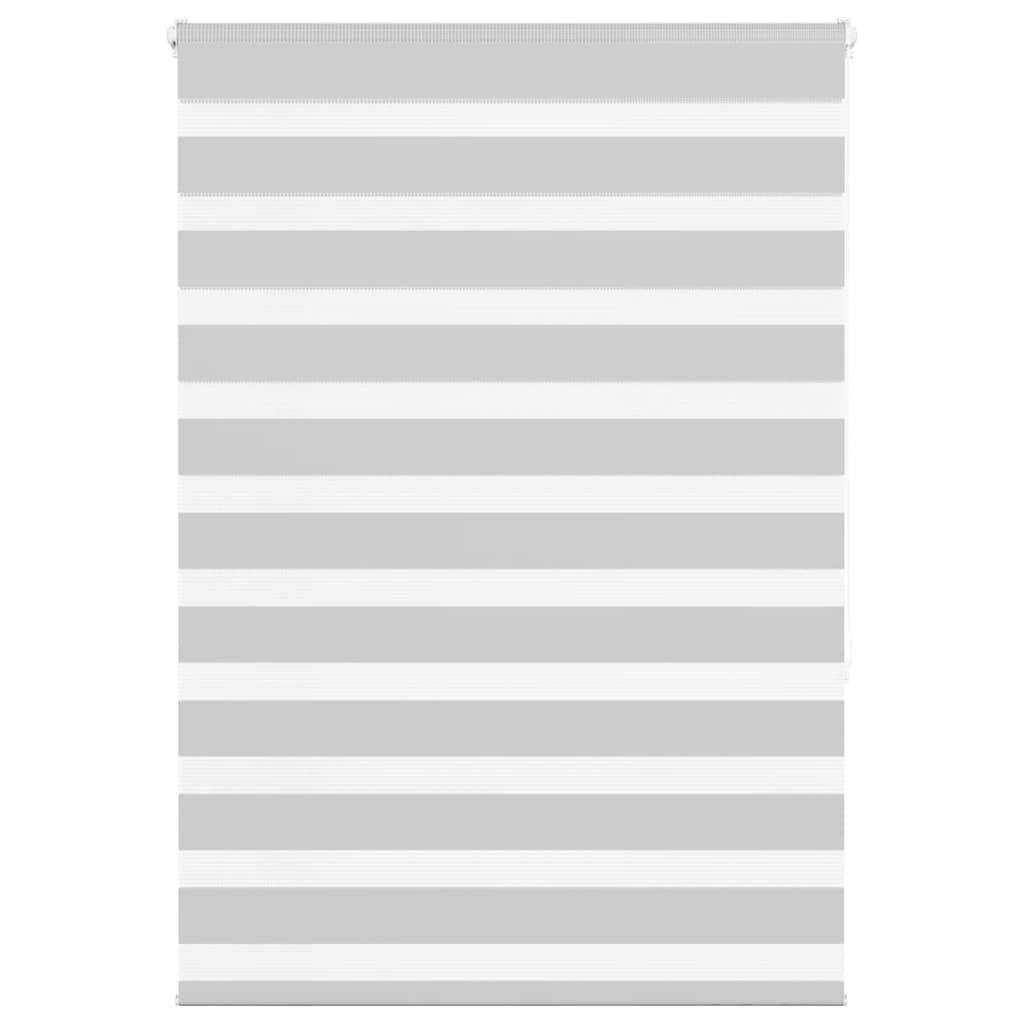 vidaXL Ζέβρα τυφλή Ανοιχτό Γκρι Πλάτος υφάσματος 110,9 εκ. Πολυεστέρας