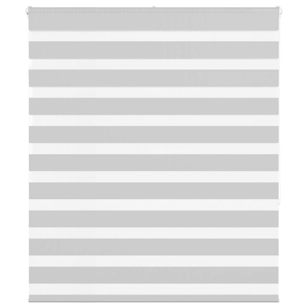 vidaXL Ζέβρα τυφλή Ανοιχτό Γκρι Πλάτος υφάσματος 120,9 εκ. Πολυεστέρας