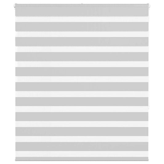 vidaXL Ζέβρα τυφλή Ανοιχτό Γκρι Πλάτος υφάσματος 120,9 εκ. Πολυεστέρας