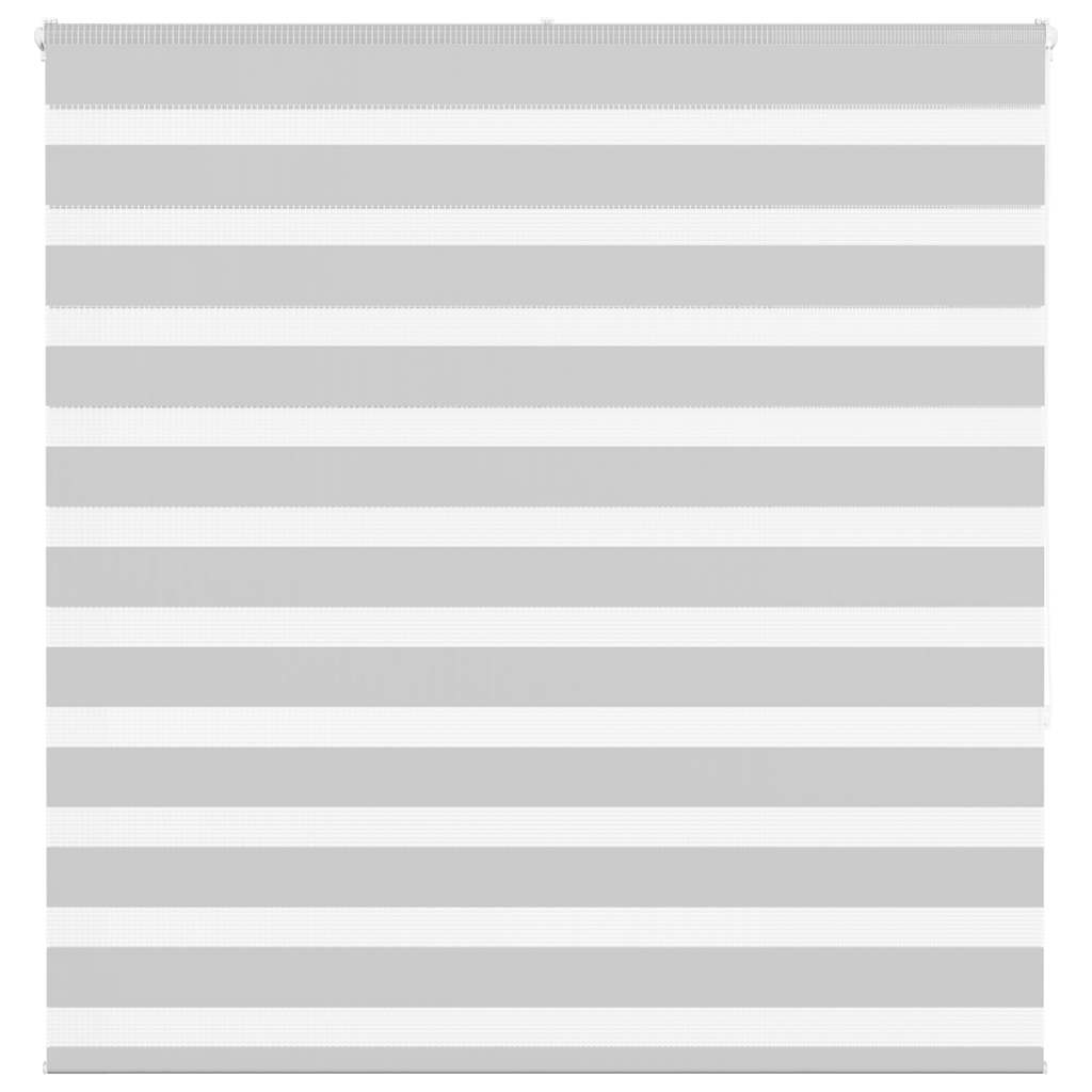 vidaXL Ζέβρα τυφλή Ανοιχτό Γκρι Πλάτος υφάσματος 135,9 εκ. Πολυεστέρας
