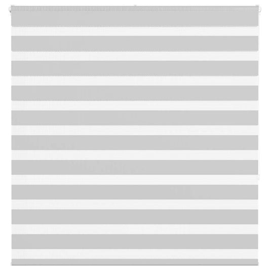 vidaXL Ζέβρα τυφλή Ανοιχτό Γκρι Πλάτος υφάσματος 135,9 εκ. Πολυεστέρας