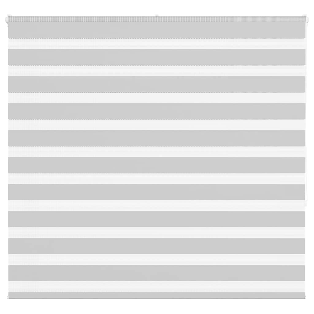 vidaXL Ζέβρα τυφλή Ανοιχτό Γκρι Πλάτος υφάσματος 160,9 εκ. Πολυεστέρας