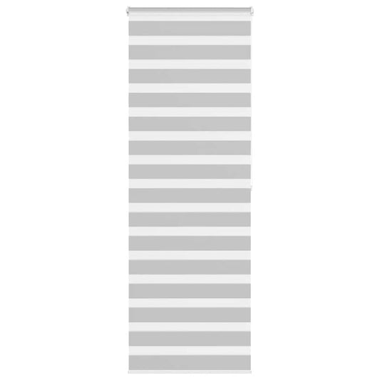 vidaXL Ζέβρα τυφλή Ανοιχτό Γκρι Πλάτος υφάσματος 70,9 εκ. Πολυεστέρας