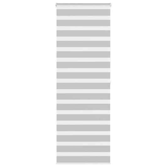 vidaXL Ζέβρα τυφλή Ανοιχτό Γκρι Πλάτος υφάσματος 80,9 εκ. Πολυεστέρας