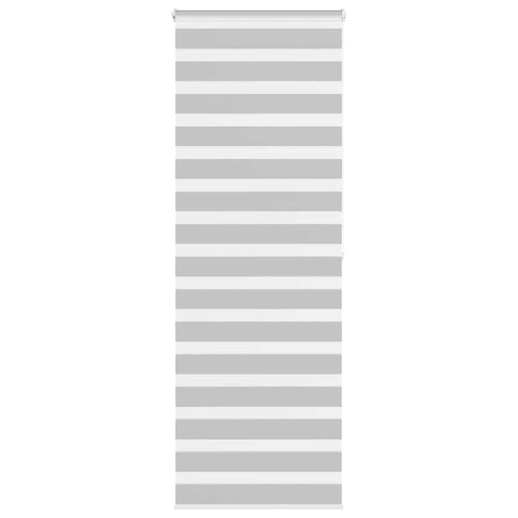 vidaXL Ζέβρα τυφλή Ανοιχτό Γκρι Πλάτος υφάσματος 85,9 εκ. Πολυεστέρας