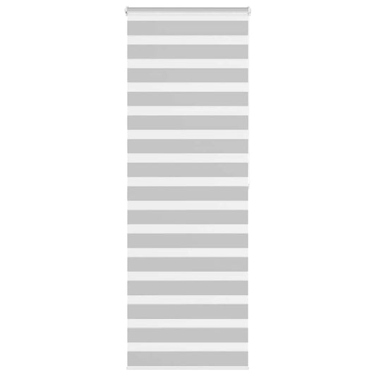 vidaXL Ζέβρα τυφλή Ανοιχτό Γκρι Πλάτος υφάσματος 85,9 εκ. Πολυεστέρας