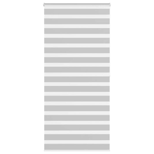 vidaXL Ζέβρα τυφλή Ανοιχτό Γκρι Πλάτος υφάσματος 95,9 εκ. Πολυεστέρας