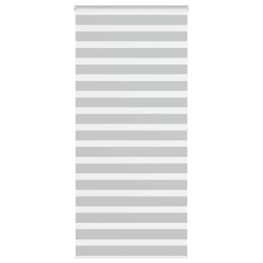 vidaXL Ζέβρα τυφλή Ανοιχτό Γκρι Πλάτος υφάσματος 105,9 εκ. Πολυεστέρας