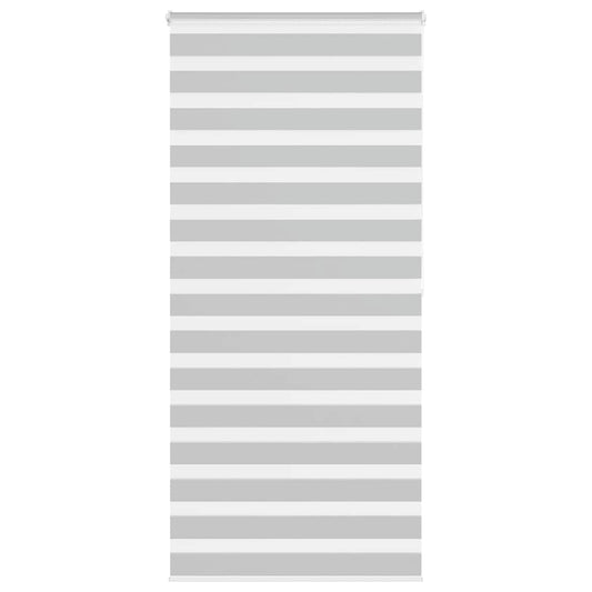 vidaXL Ζέβρα τυφλή Ανοιχτό Γκρι Πλάτος υφάσματος 105,9 εκ. Πολυεστέρας