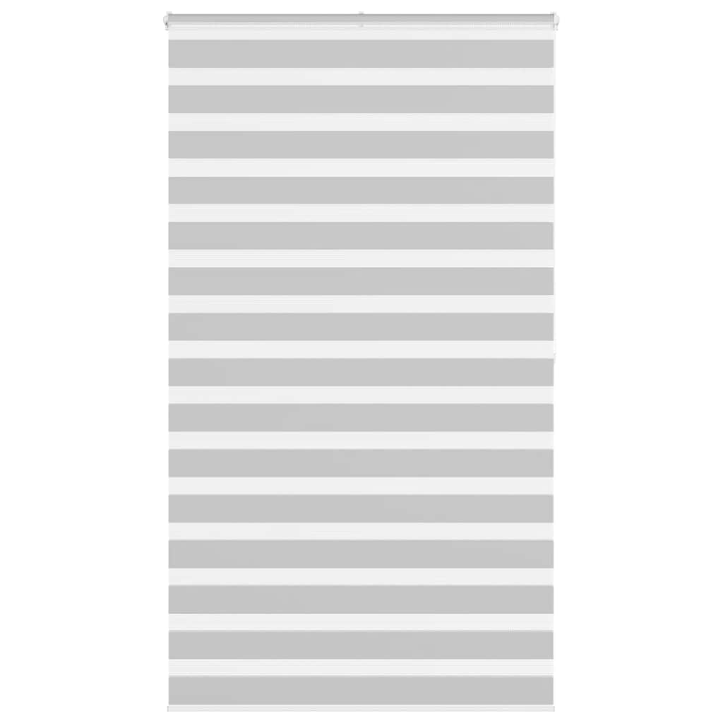 vidaXL Ζέβρα τυφλή Ανοιχτό Γκρι Πλάτος υφάσματος 115,9 εκ. Πολυεστέρας