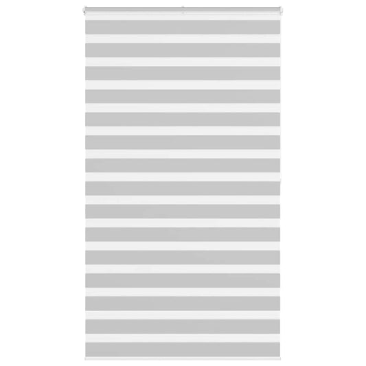 vidaXL Ζέβρα τυφλή Ανοιχτό Γκρι Πλάτος υφάσματος 115,9 εκ. Πολυεστέρας