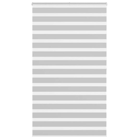 vidaXL Ζέβρα τυφλή Ανοιχτό Γκρι Πλάτος υφάσματος 120,9 εκ. Πολυεστέρας