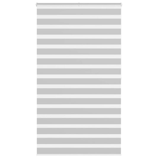 vidaXL Ζέβρα τυφλή Ανοιχτό Γκρι Πλάτος υφάσματος 125,9 εκ. Πολυεστέρας