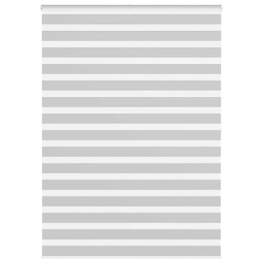 vidaXL Ζέβρα τυφλή Ανοιχτό Γκρι Πλάτος υφάσματος 150,9 εκ. Πολυεστέρας