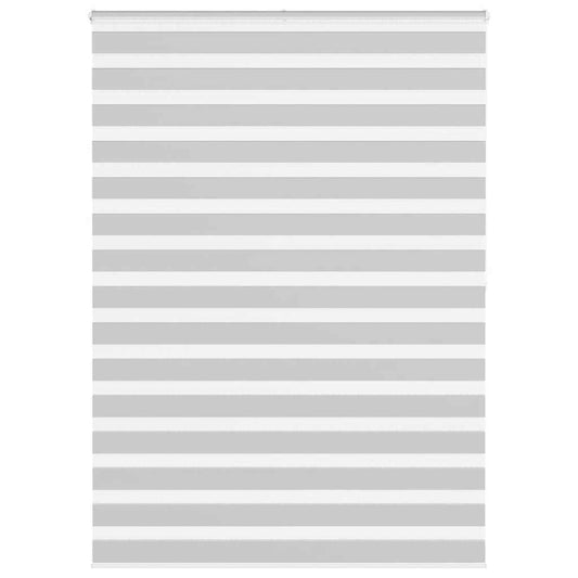 vidaXL Ζέβρα τυφλή Ανοιχτό Γκρι Πλάτος υφάσματος 155,9 εκ. Πολυεστέρας