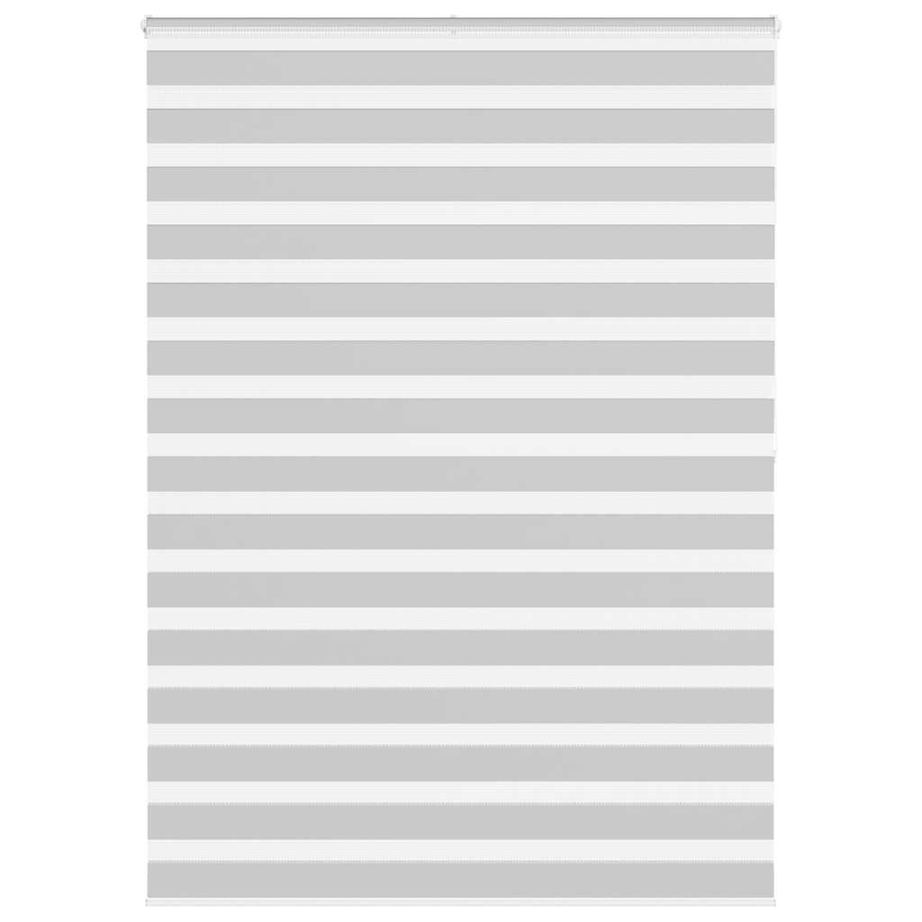 vidaXL Ζέβρα τυφλή Ανοιχτό Γκρι Πλάτος υφάσματος 160,9 εκ. Πολυεστέρας