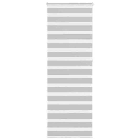 vidaXL Ζέβρα τυφλή Ανοιχτό Γκρι Πλάτος υφάσματος 70,9 εκ. Πολυεστέρας