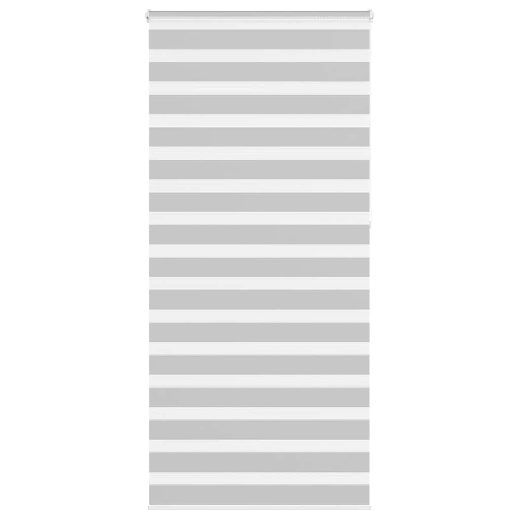 vidaXL Ζέβρα τυφλή Ανοιχτό Γκρι Πλάτος υφάσματος 90,9 εκ. Πολυεστέρας