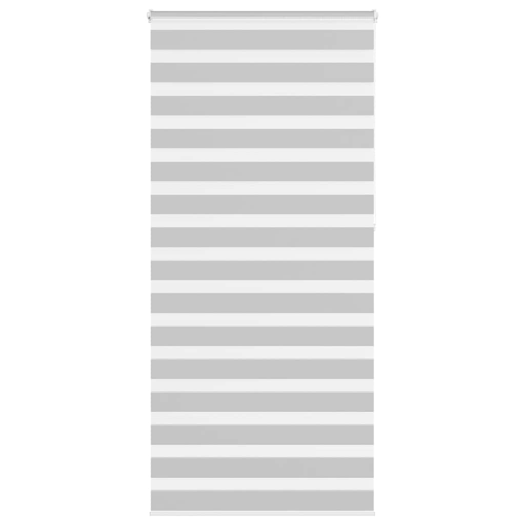 vidaXL Ζέβρα τυφλή Ανοιχτό Γκρι Πλάτος υφάσματος 95,9 εκ. Πολυεστέρας