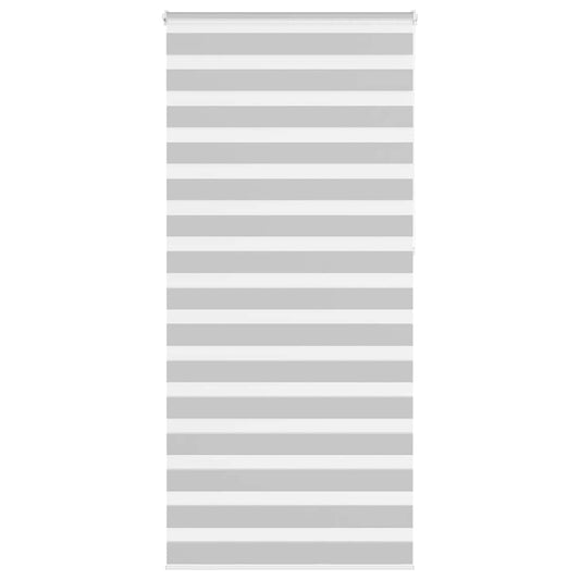 vidaXL Ζέβρα τυφλή Ανοιχτό Γκρι Πλάτος υφάσματος 95,9 εκ. Πολυεστέρας