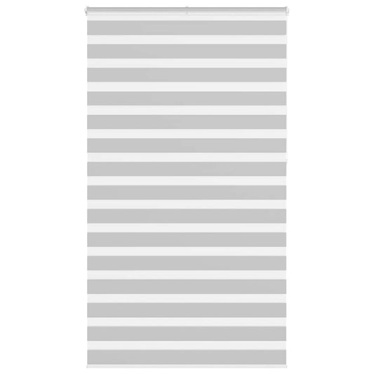 vidaXL Ζέβρα τυφλή Ανοιχτό Γκρι Πλάτος υφάσματος 115,9 εκ. Πολυεστέρας