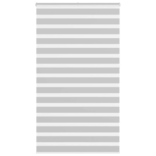 vidaXL Ζέβρα τυφλή Ανοιχτό Γκρι Πλάτος υφάσματος 125,9 εκ. Πολυεστέρας